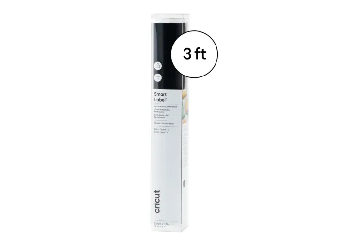 Cricut Smart Vinyl Permanent 33x91cm Black Εγγράψιμο 
